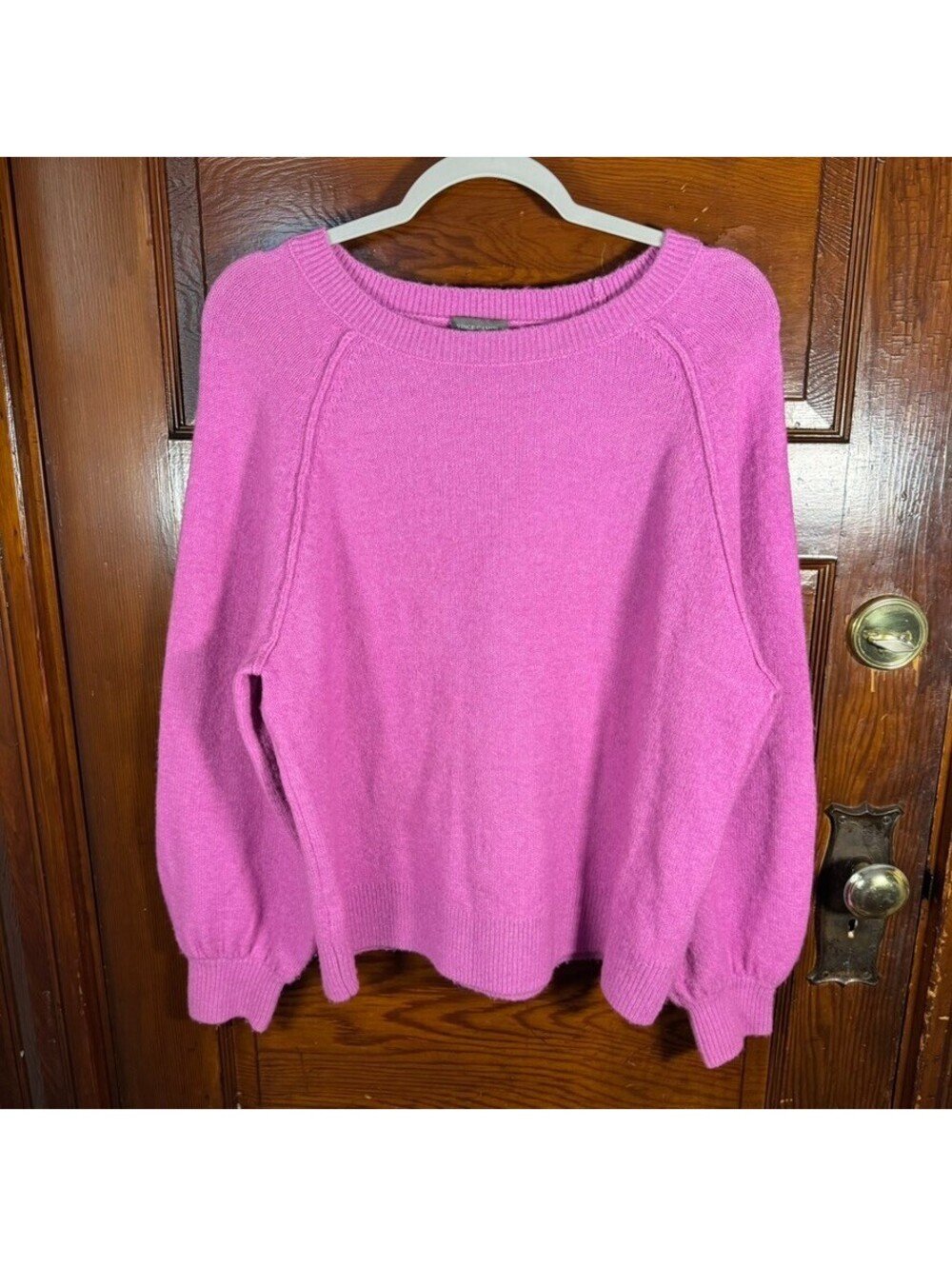 Vince Camuto Magenta Pink Crewneck Sweater Size Small